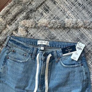 Abercrombie & Fitch Baggy Drawstring  Jeans